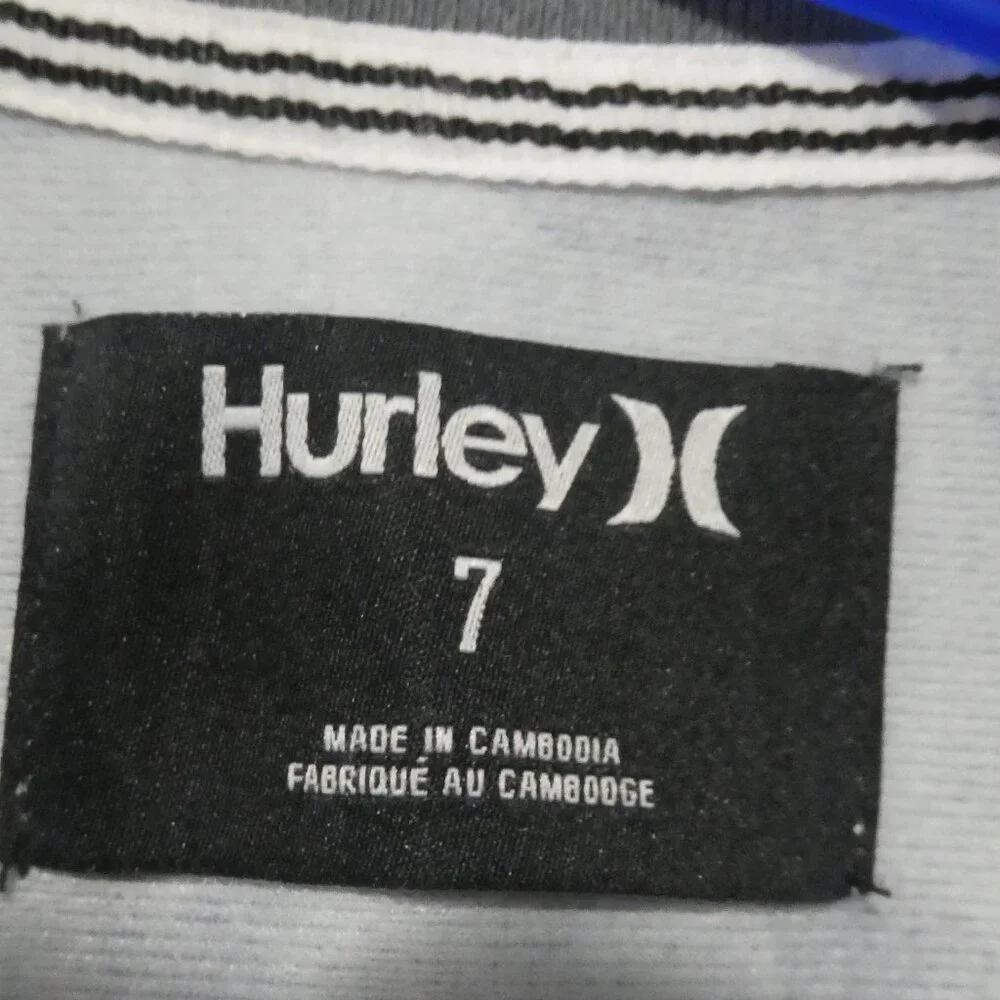 HURLEY | size 7 - kids | Grey Camo / Camouflage Zip-Up Jacket | NWOT - Picture 3 of 16